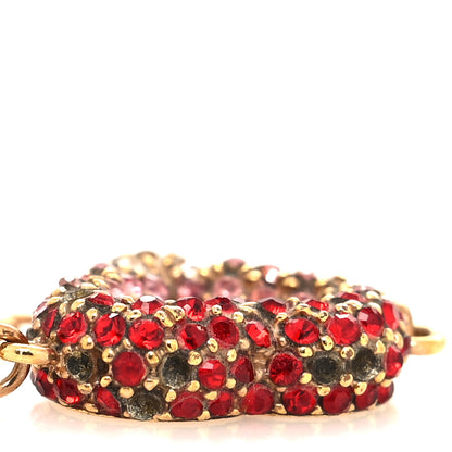 Louis Vuitton Swarovski LV and V Heart Strass Bracelet Rose Gold 9 of 9
