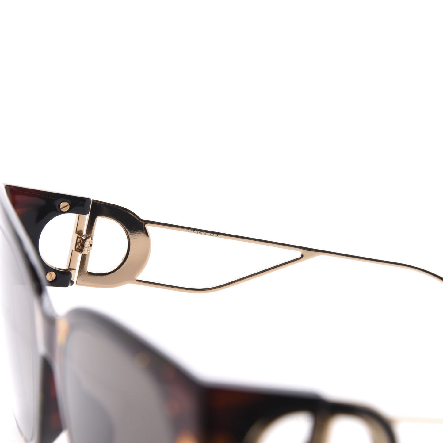 Rectangular 30 Montaigne 1 Sunglasses Tortoise