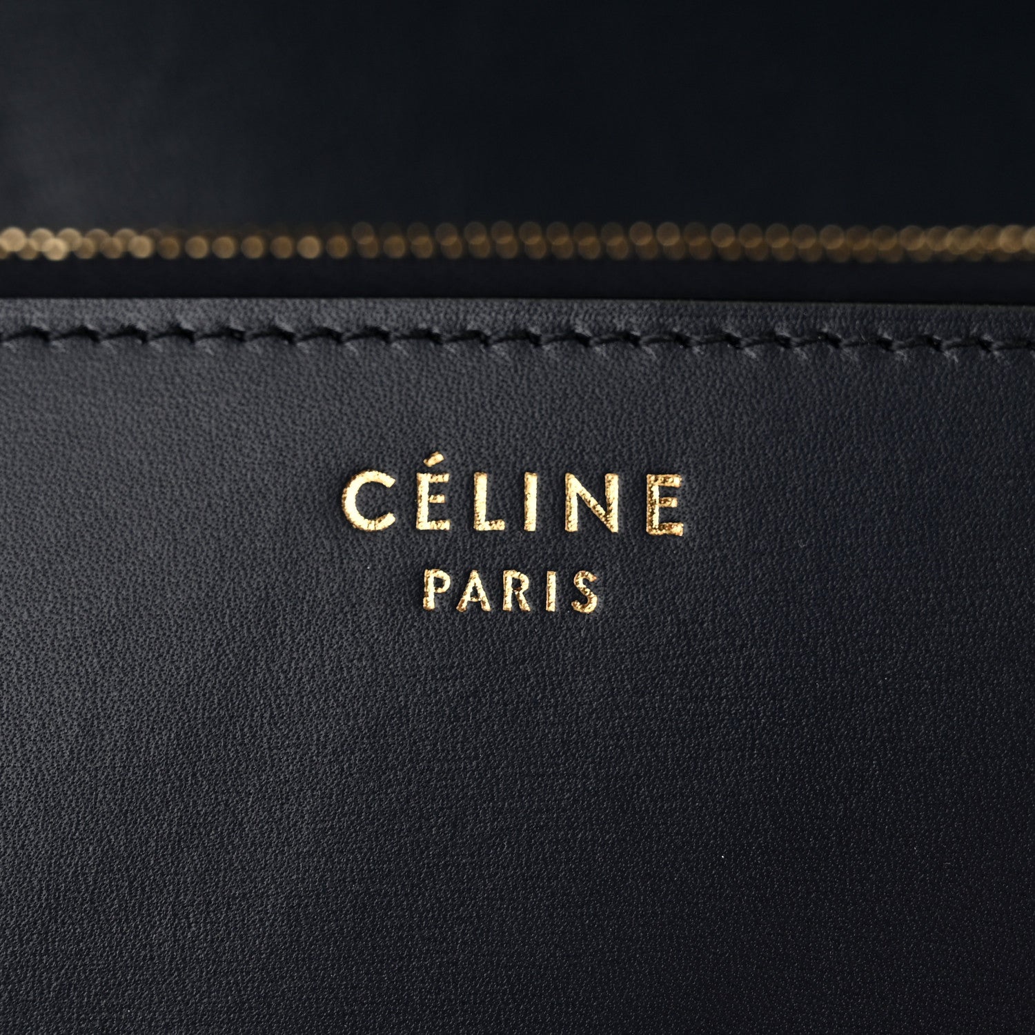 Celine Ostrich Leg Medium Classic Box Flap Bag Dark Blue 6 of 12