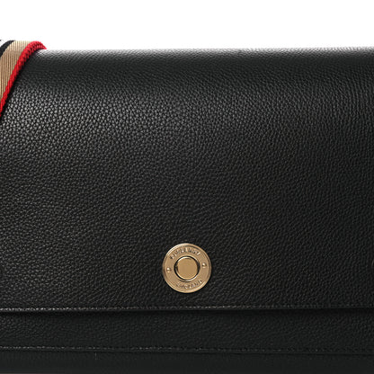 Burberry Grainy Calfskin Note Crossbody Bag Black 7 of 14
