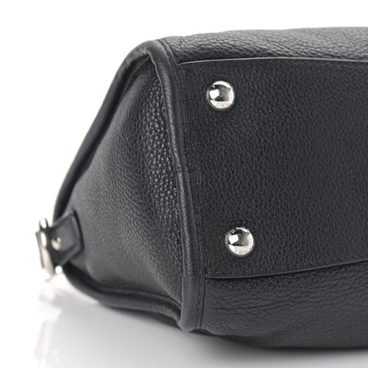 Prada Vitello Daino Shopping Satchel Black 9 of 13