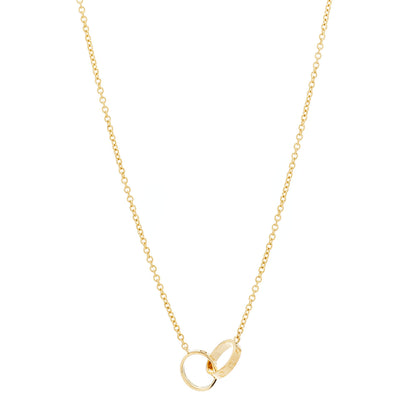 Cartier 18K Yellow Gold Interlocking LOVE Necklace 1 of 9