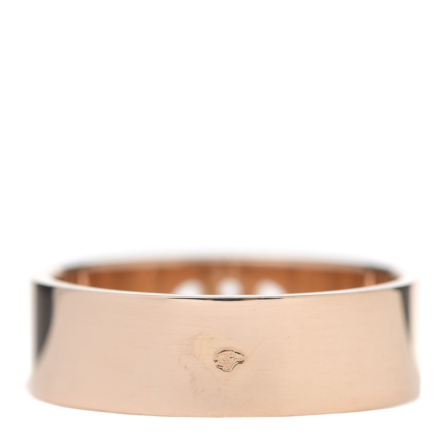 18K Rose Gold Diamond PM H D'Ancre Ring 50 5.25