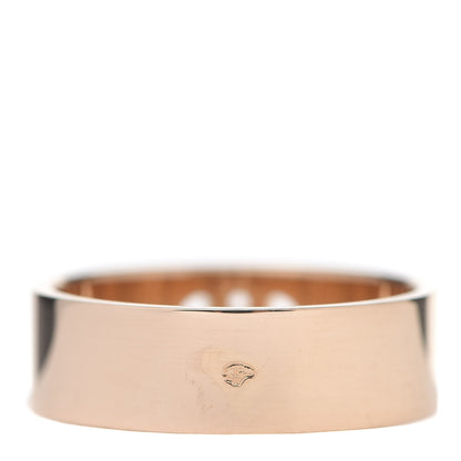 Hermes 18K Rose Gold Diamond PM H D'Ancre Ring 50 5.25 3 of 5