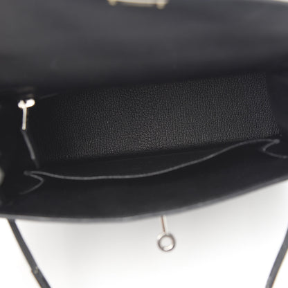 Hermes Sombrero Kelly Sellier 25 Black 4 of 12