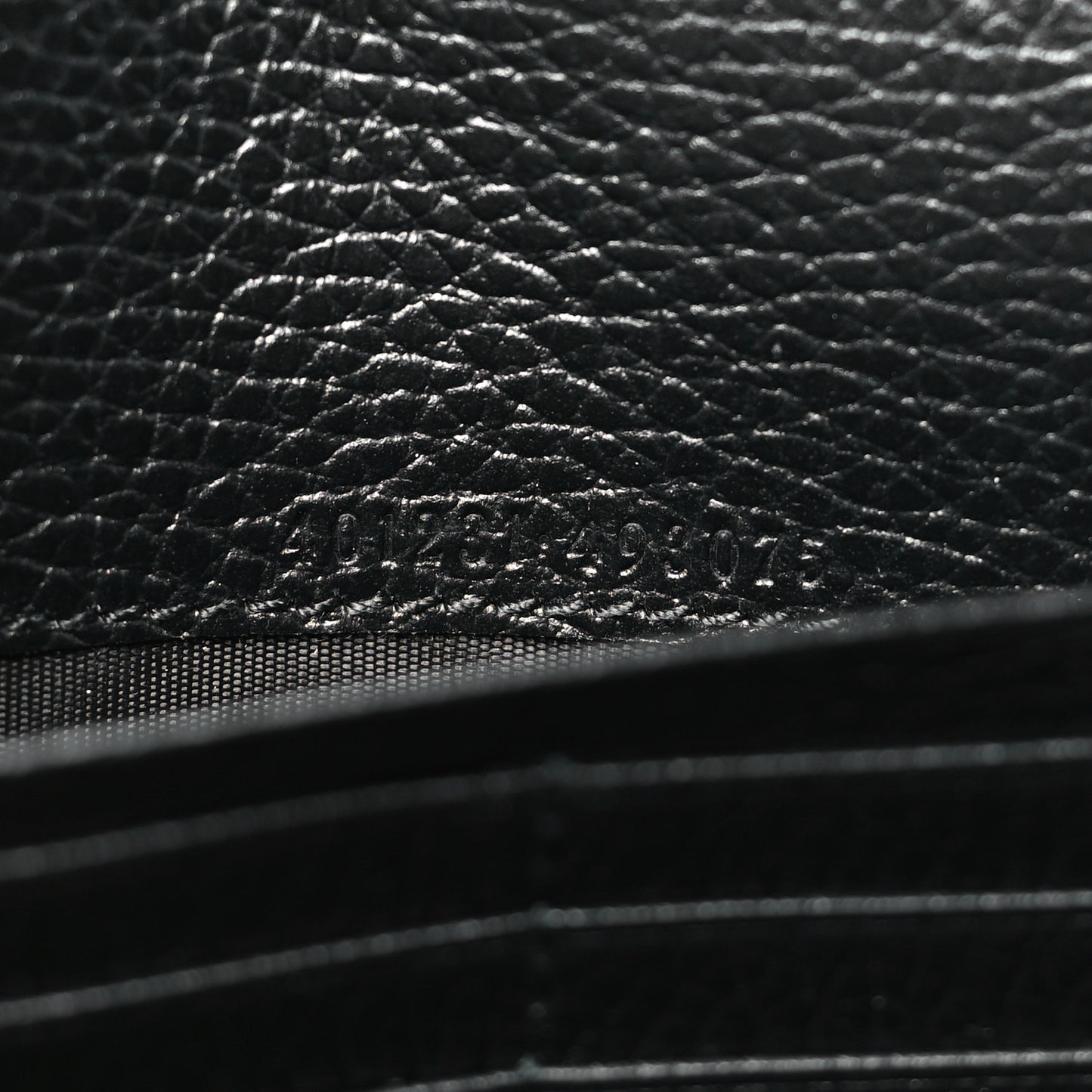 Calfskin Mini Dionysus Chain Wallet Black