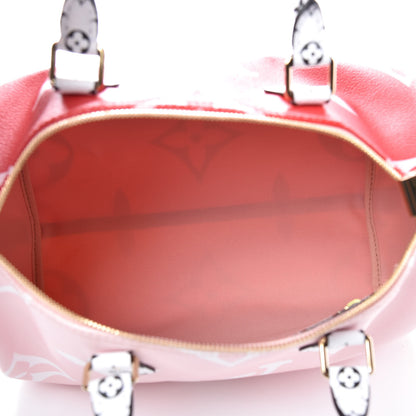 Louis Vuitton Monogram Giant Speedy Bandouliere 30 Rouge 5 of 8