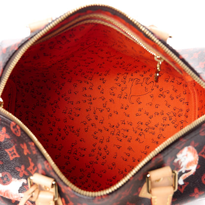 Louis Vuitton Catogram Speedy Bandouliere 30 Marron 5 of 15