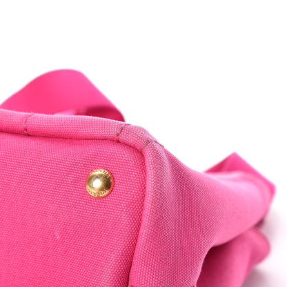Prada Canapa Small Logo Tote Fuxia 11 of 17