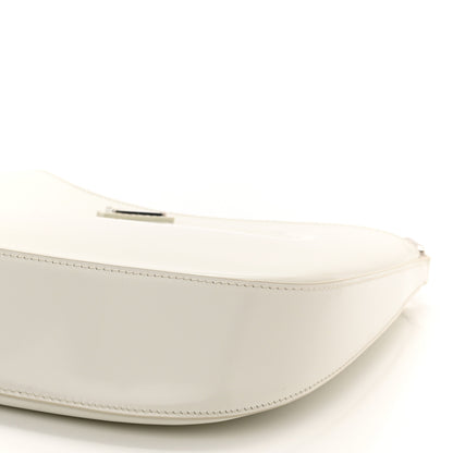 Prada Spazzolato Cleo Shoulder Bag White 9 of 9