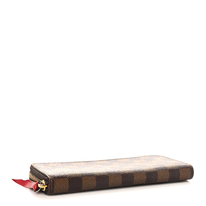 Louis Vuitton Damier Ebene Clemence Wallet Cherry 4 of 6