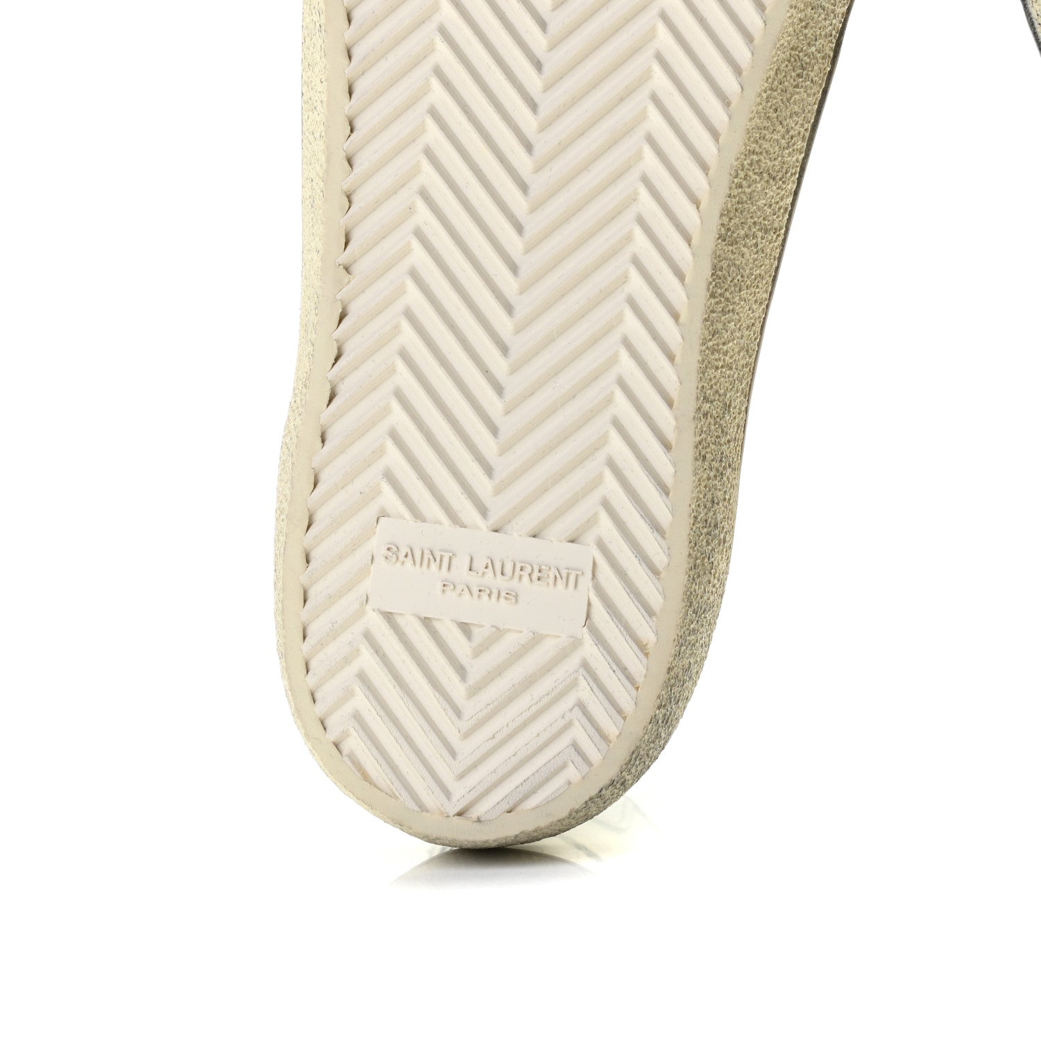 Saint Laurent Calfskin Distressed SL/37M High Top Sneakers 36.5 White 19 of 19