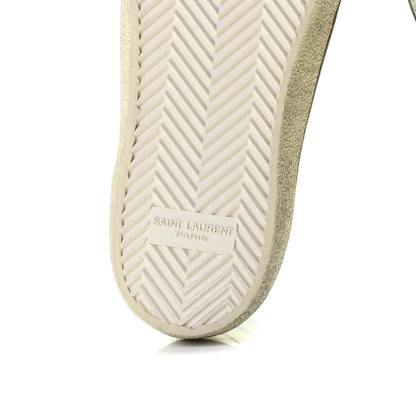 Saint Laurent Calfskin Distressed SL/37M High Top Sneakers 36.5 White 19 of 19