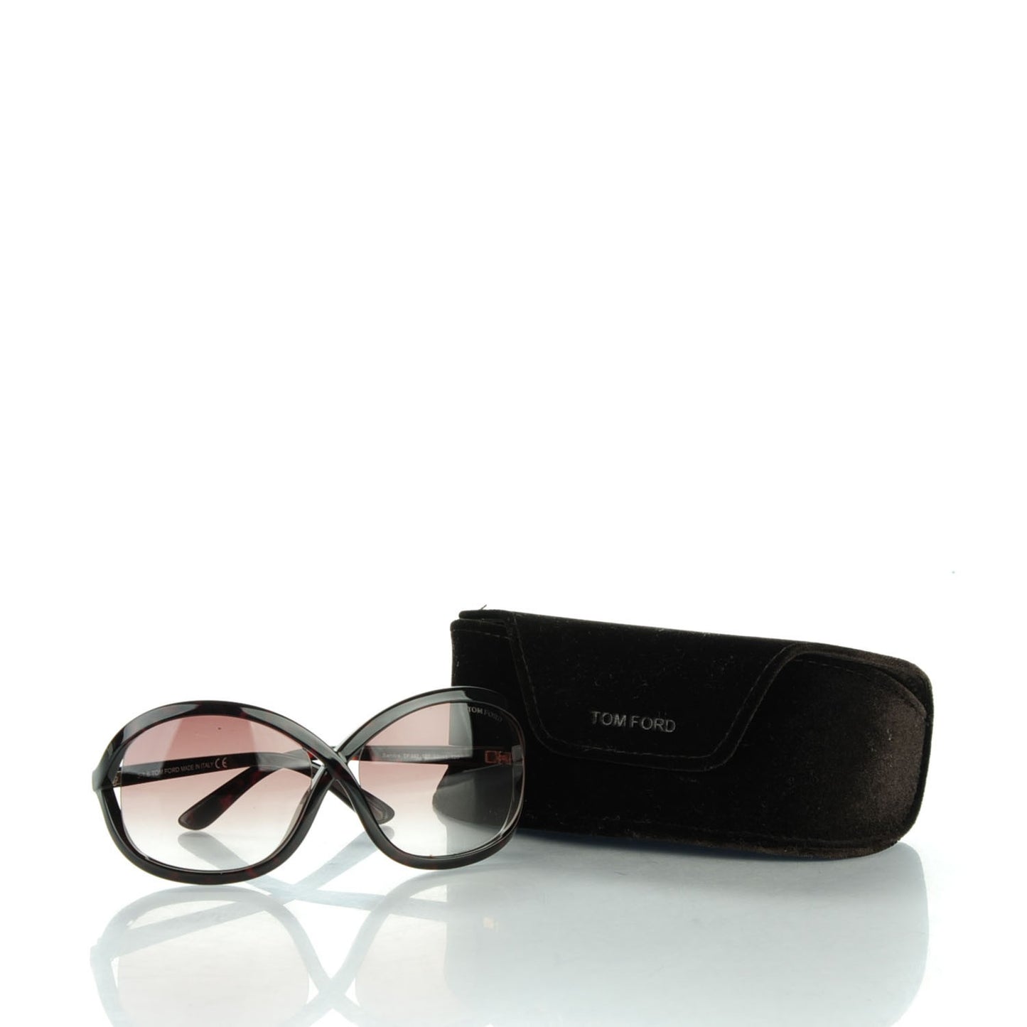 Sandra Crossover Sunglasses TF297 Havana Brown