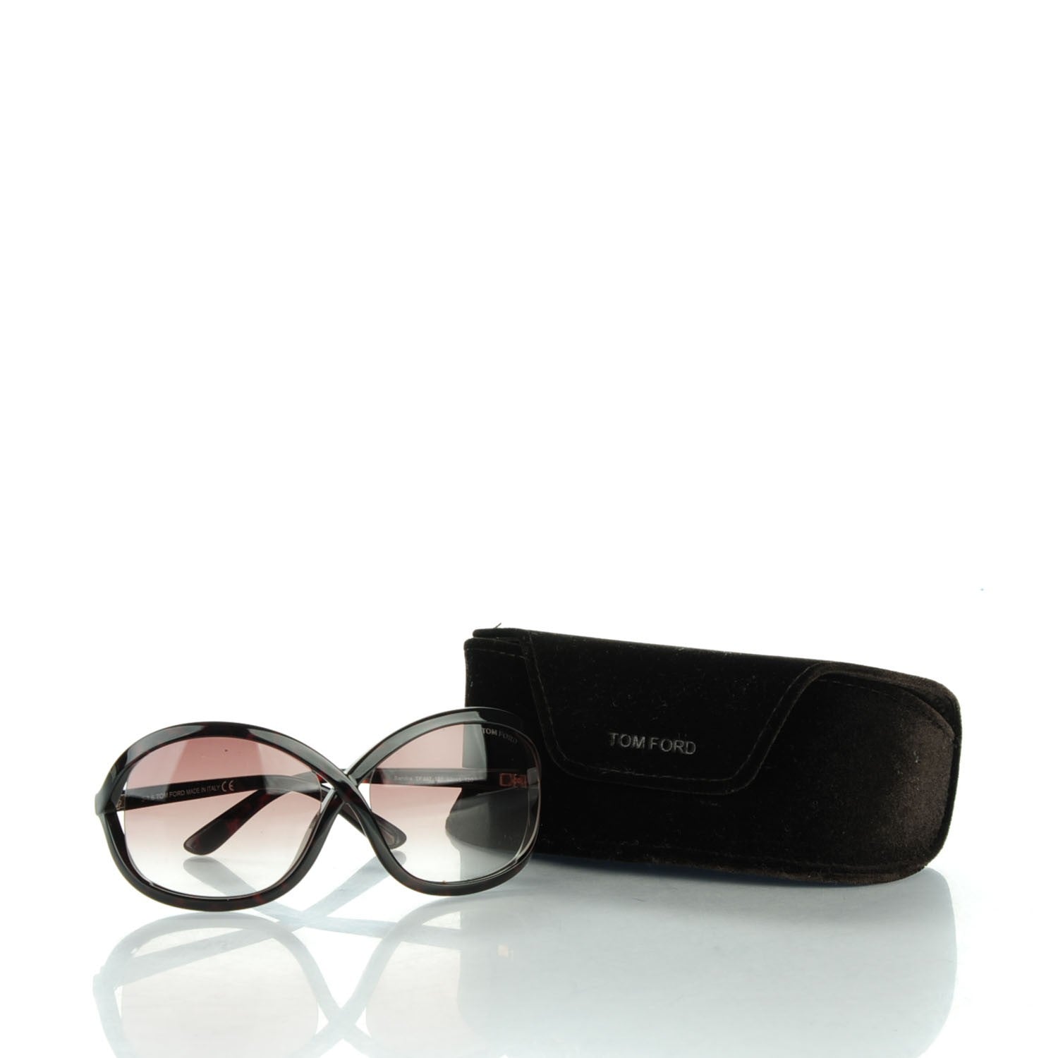 Tom Ford Sandra Crossover Sunglasses TF297 Havana Brown 5 of 5