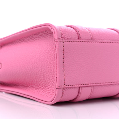 Marc Jacobs Grained Calfskin Micro The Tote Bag Pink 7 of 8
