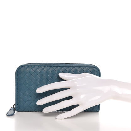Bottega Veneta Nappa Intrecciato Zip Around Wallet Canard 2 of 13