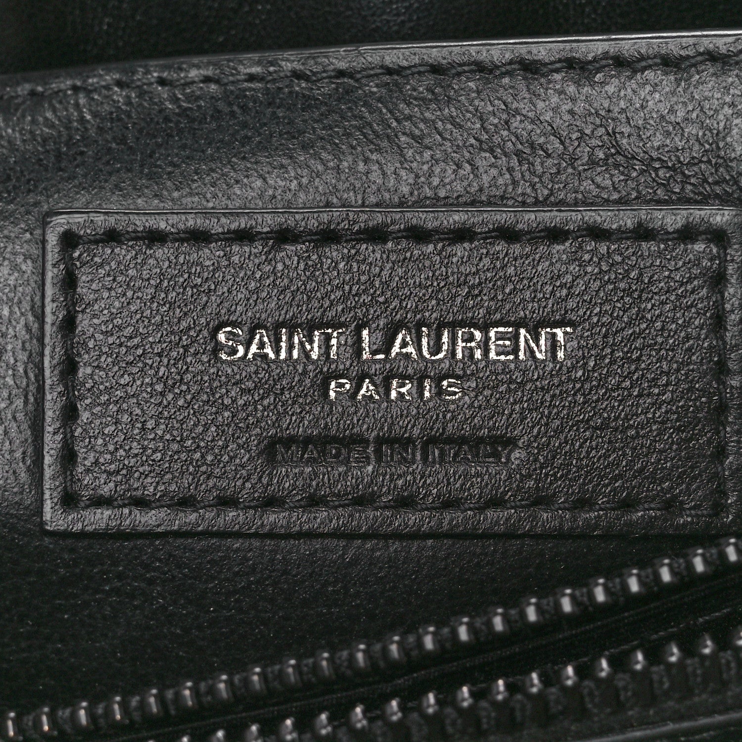 Saint Laurent Calfskin Y Quilted Monogram Monochrome Small Loulou Chain Satchel Black 7 of 12