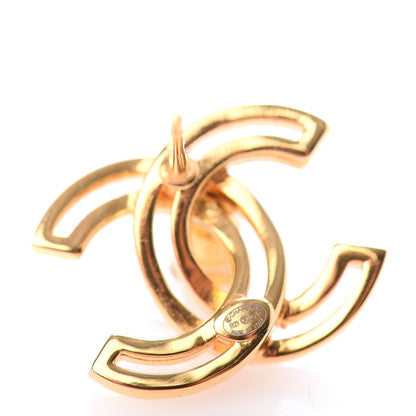 Chanel Metal Obazine CC Earrings Gold 4 of 4