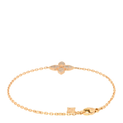 Louis Vuitton 18K Pink Gold Diamond Star Blossom Bracelet 2 of 5