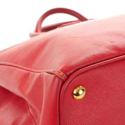 Prada Saffiano Large Galleria Double Zip Tote Fuoco 10 of 12