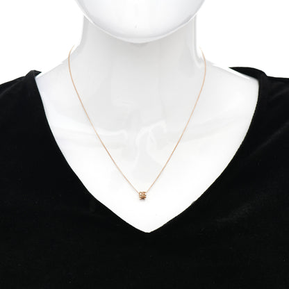 Tiffany 18K Rose Gold Atlas Open Pendant Necklace 2 of 4