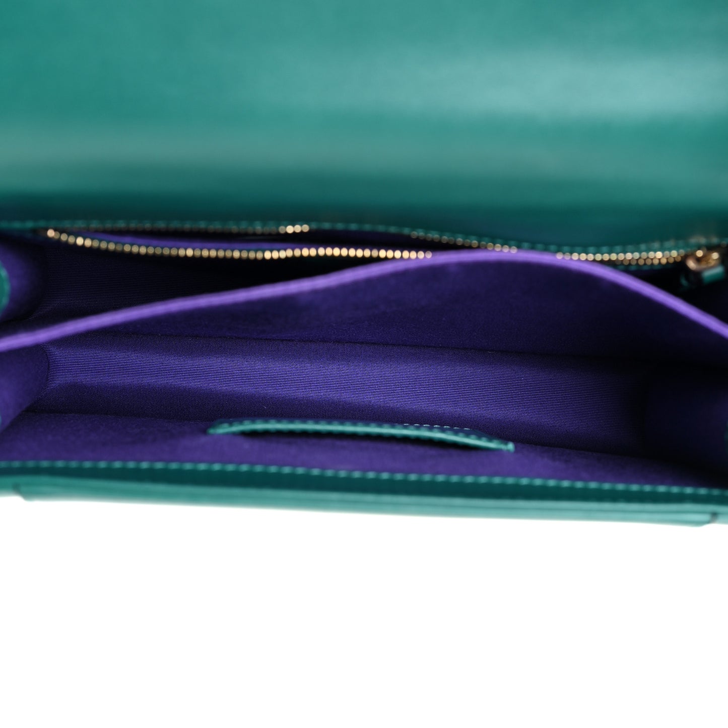 Calfskin Serpenti Forever Top Handle Emerald Green