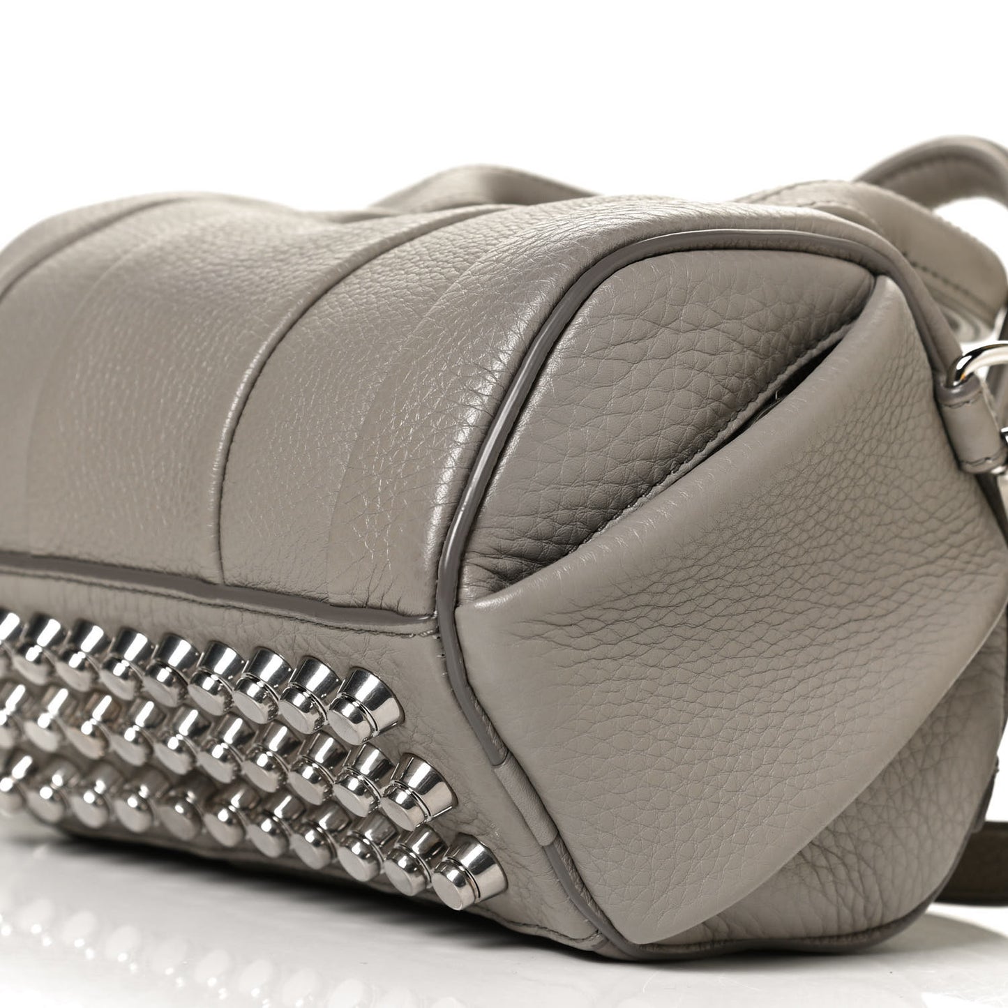 Pebbled Lambskin Mini Rockie Mink Silver Hardware