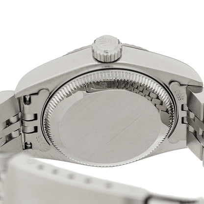 Rolex Stainless Steel 18K White Gold Diamond 26mm Oyster Perpetual Datejust Watch Sodalite 79174 4 of 5