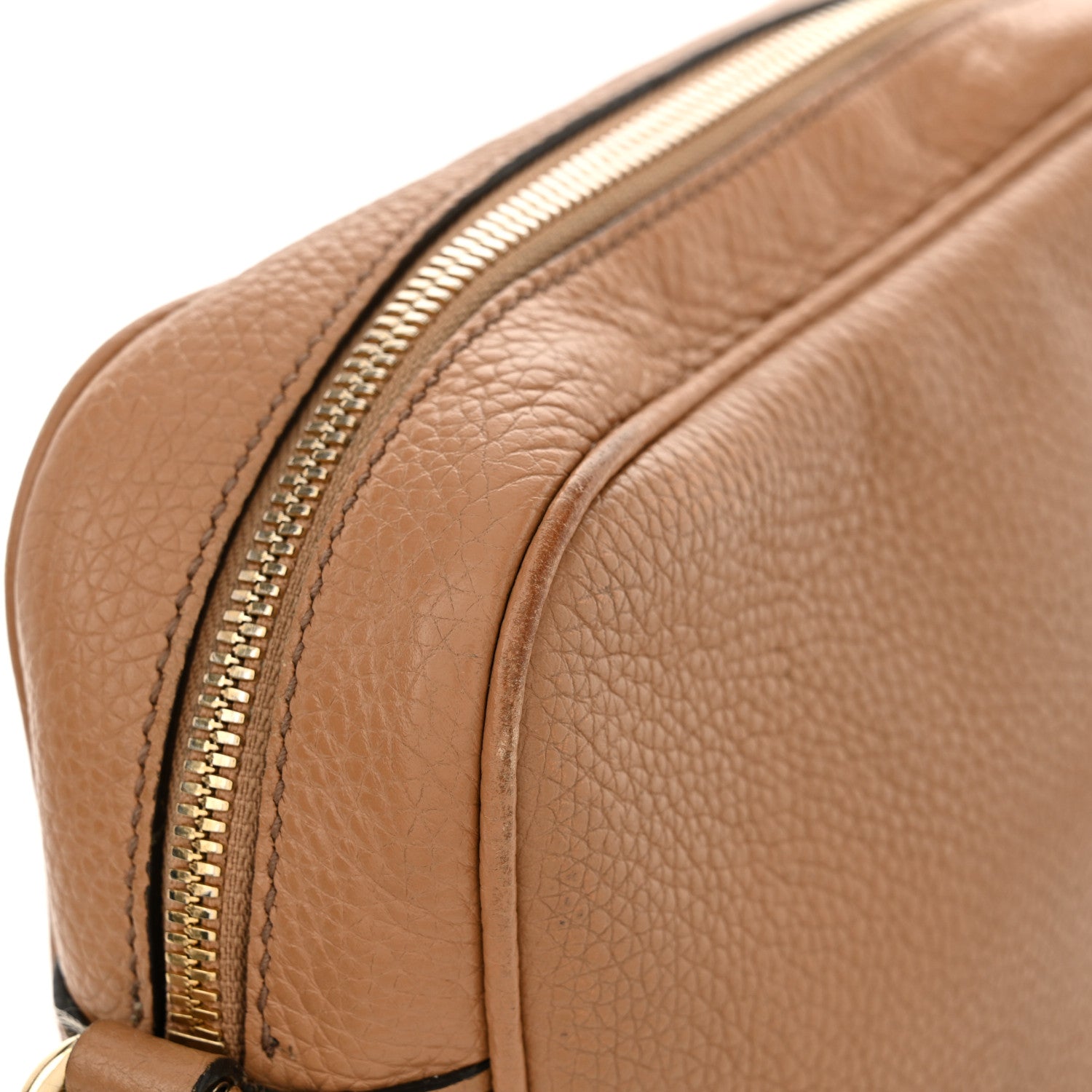 Gucci Pebbled Calfskin Small Soho Disco Bag Camelia 20 of 20