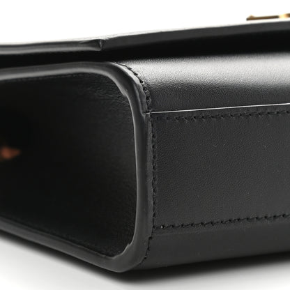 Saint Laurent Smooth Calfskin Medium Classic Monogram Kate Satchel Black 7 of 8