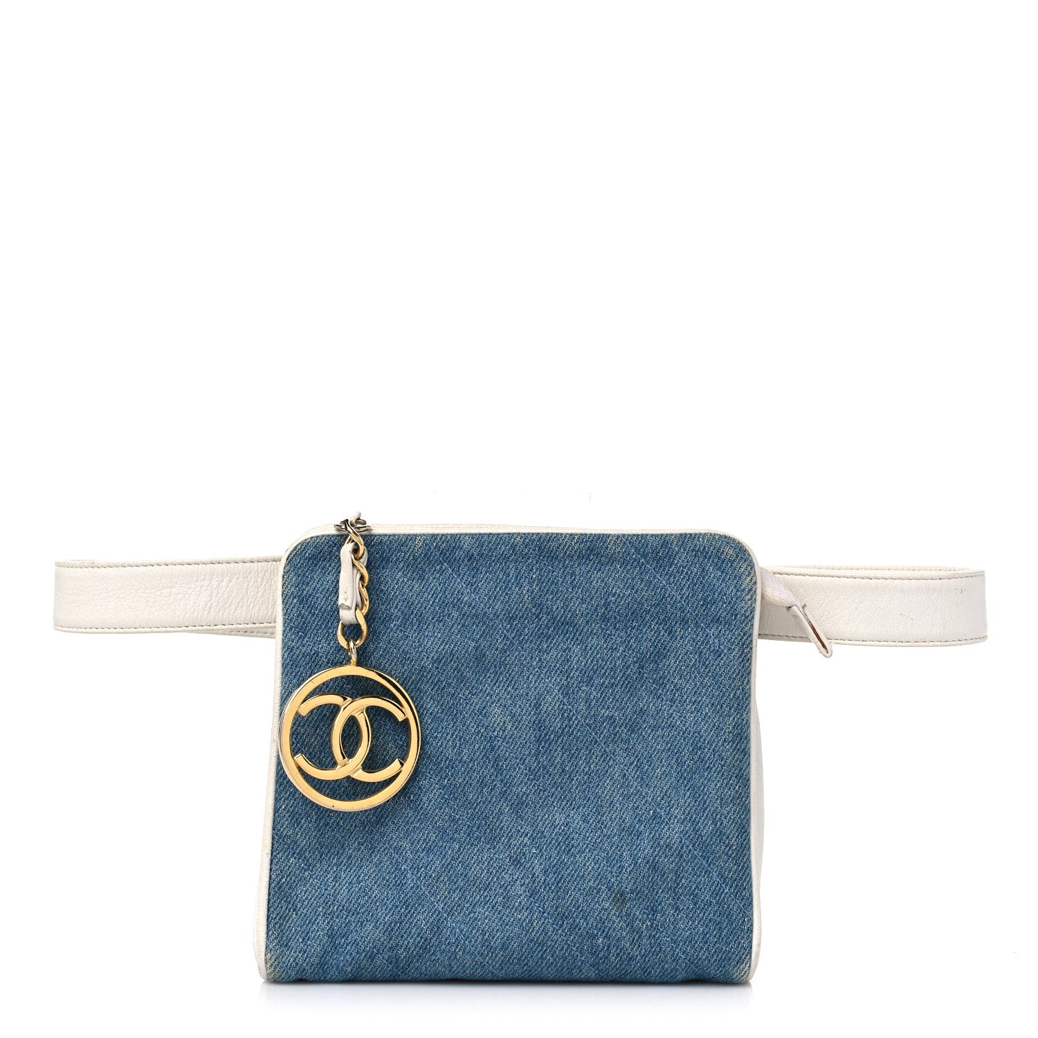 Chanel Denim Belt Bag Blue 1 of 19