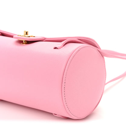 Chanel Shiny Caviar Preppy Coco Small Bowling Bag Pink 10 of 10