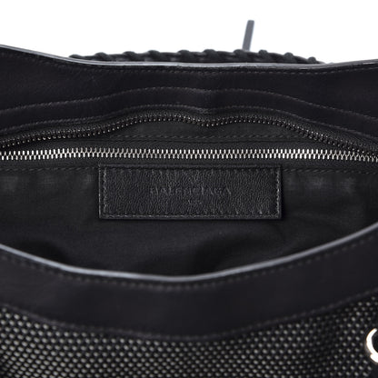 Balenciaga Calfskin Twill Perforated Classic Silver Hardware City Black 9 of 11