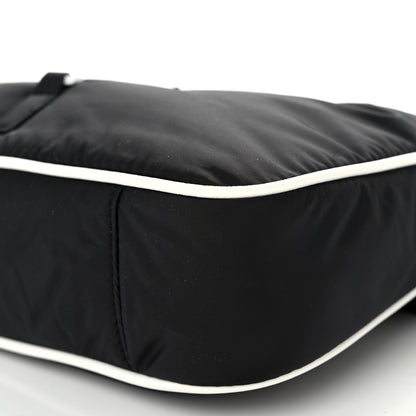 Saint Laurent Econyl Nylon Le 5 A 7 Hobo Black White 10 of 10