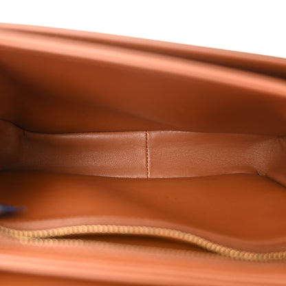 Celine Calfskin Triomphe Canvas Teen Triomphe Bag Tan 5 of 10