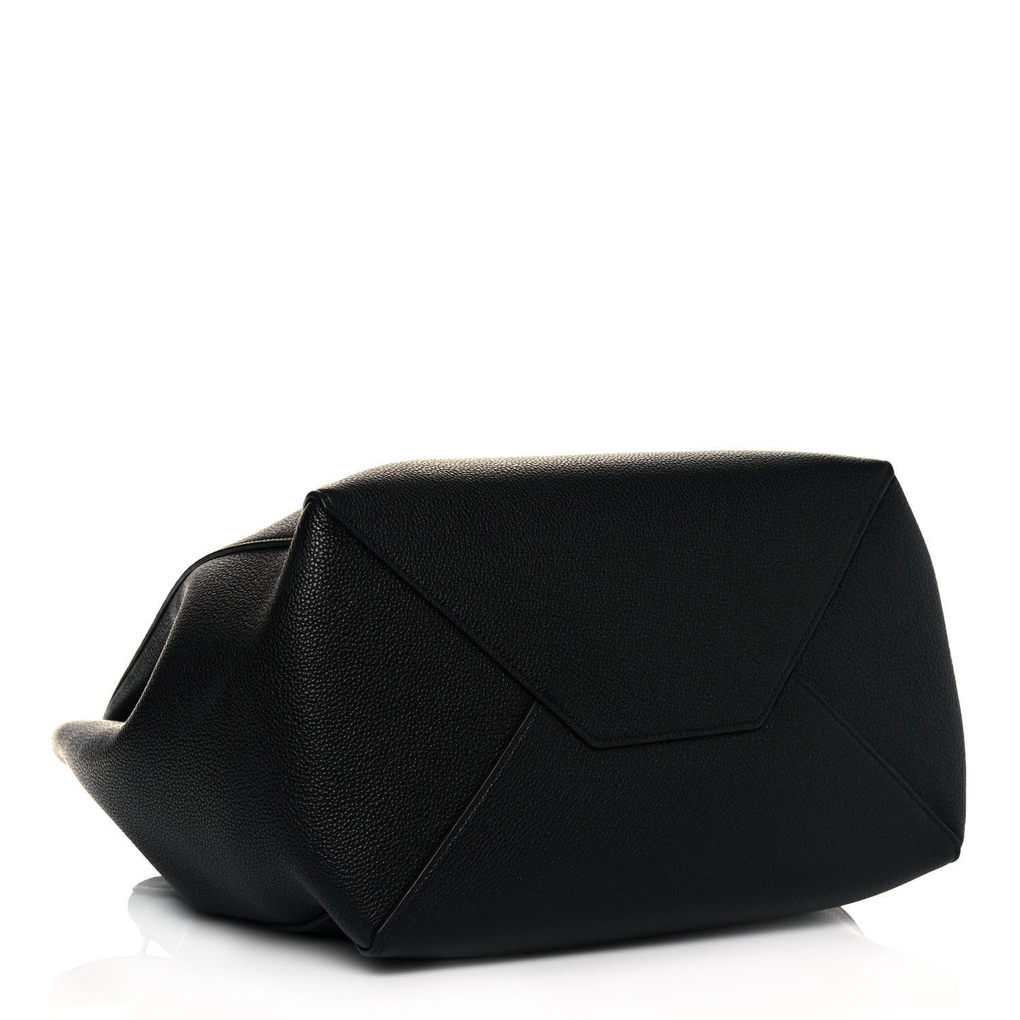 Soft Grained Calfskin Small Belt Cabas Phantom Black