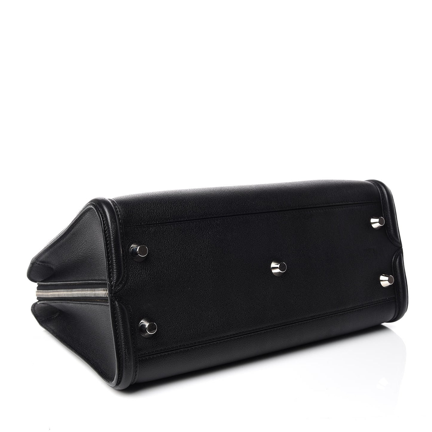 Calfskin Heroine Open Tote Black