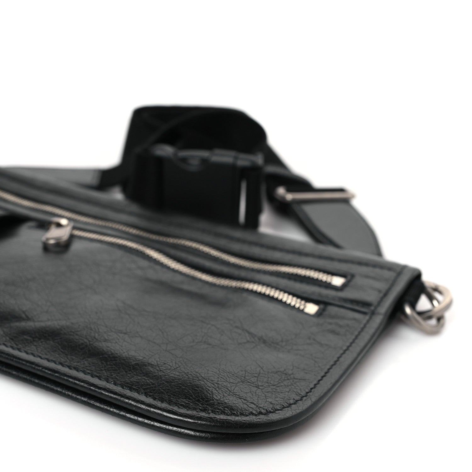 Gucci Fluffy Calfskin Morpheus Messenger Bag Black 10 of 10