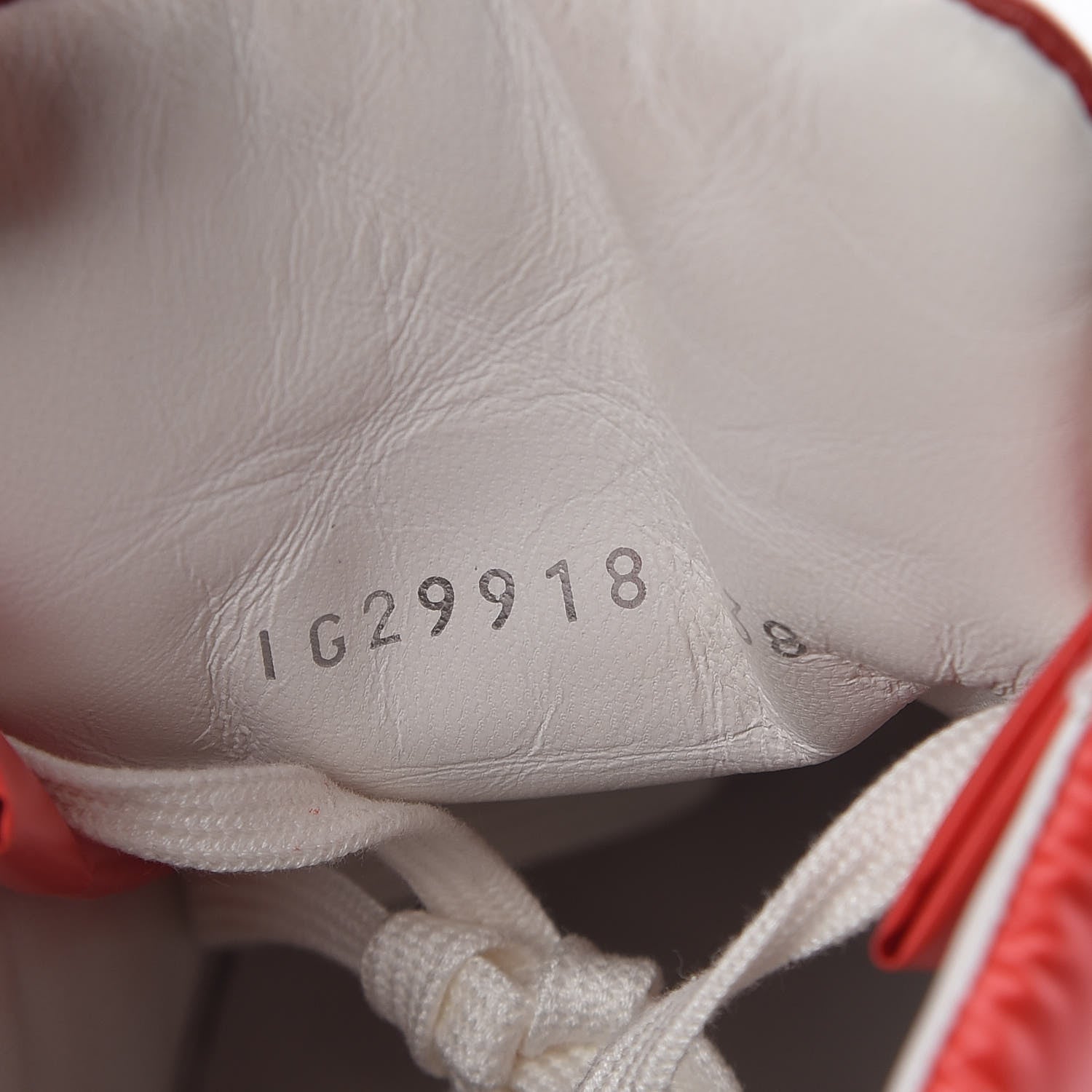 Chanel Calfskin Pearl High Top CC Sneakers 38 Red 7 of 10