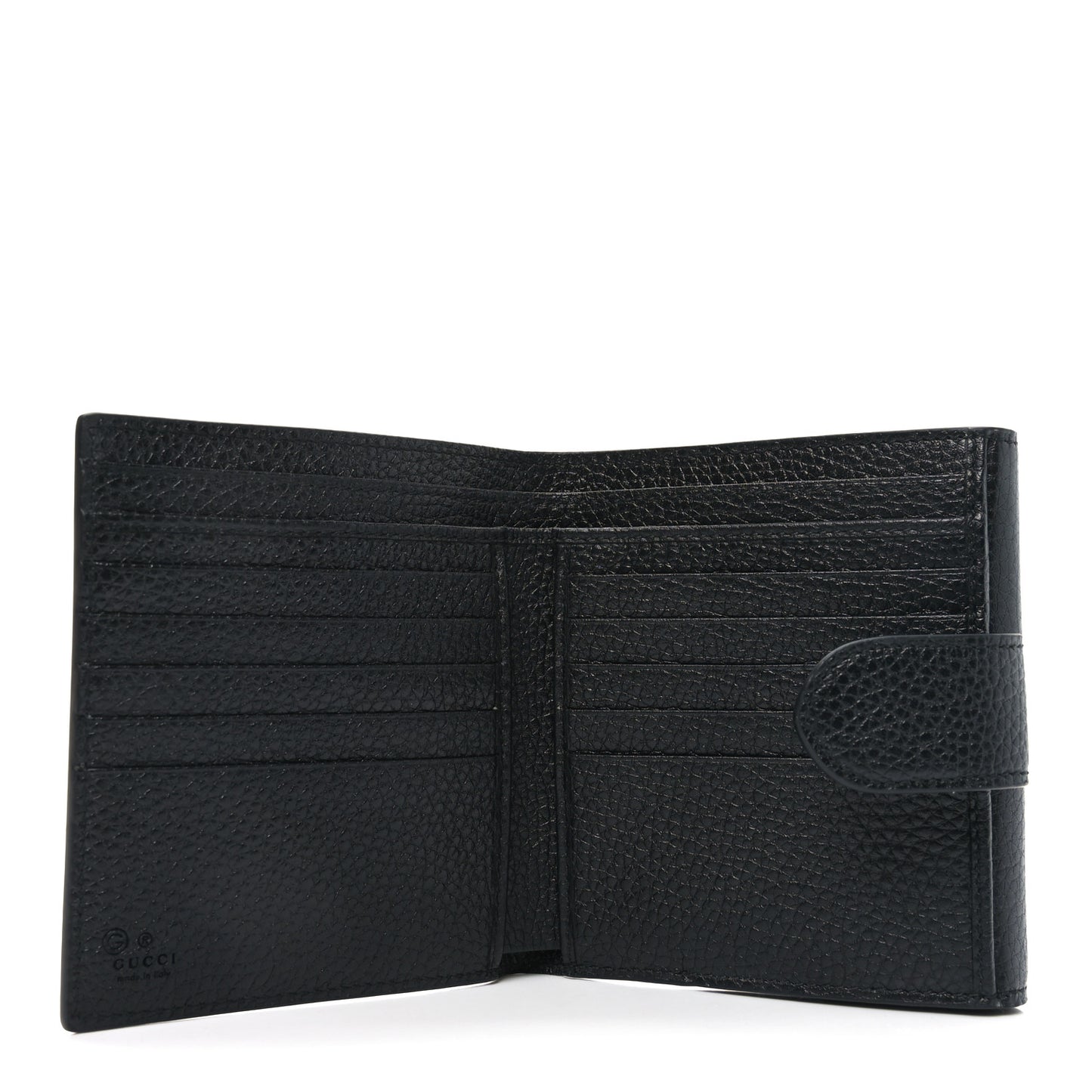 Dollar Calfskin Medium GG Marmont Wallet Black