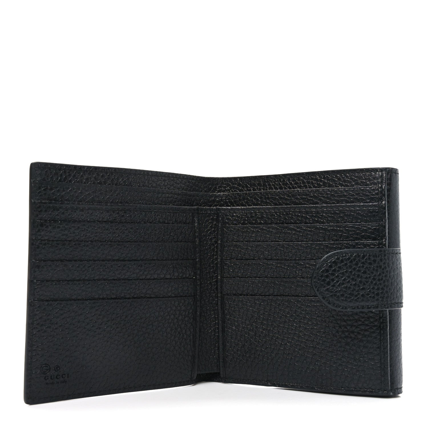 Gucci Dollar Calfskin Medium GG Marmont Wallet Black 5 of 8