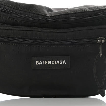 Balenciaga Recycled Casual Nylon Explorer Beltpack Black 8 of 12