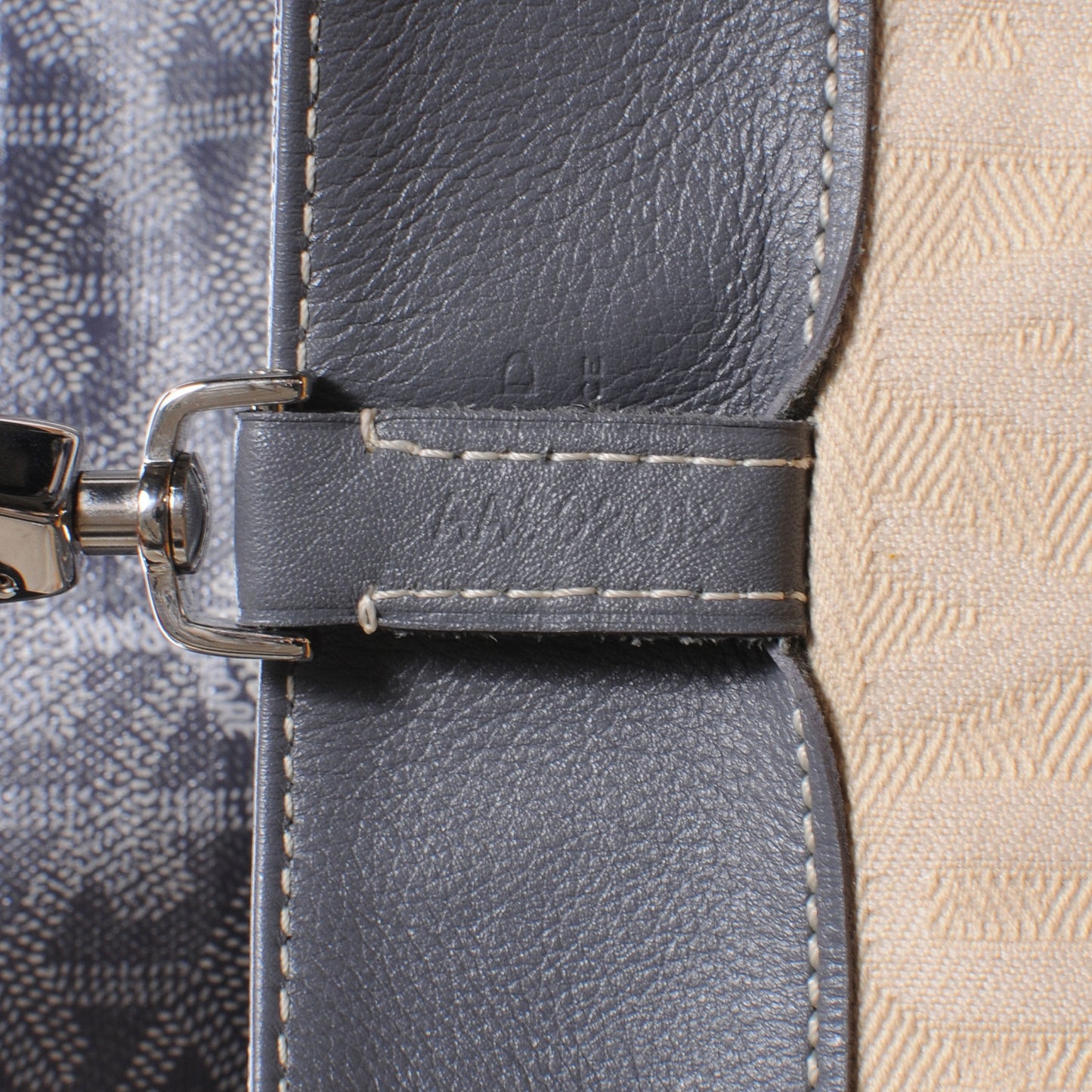 Goyardine Voltaire Tote Grey