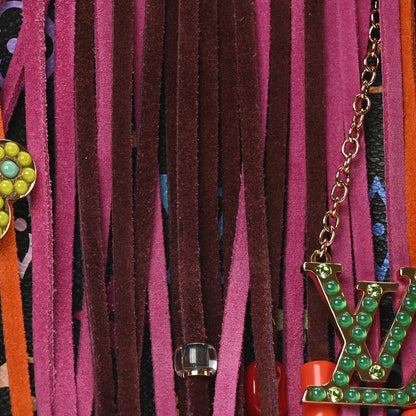 Louis Vuitton Monogram Multicolor Fringe Speedy 25 Black 7 of 9
