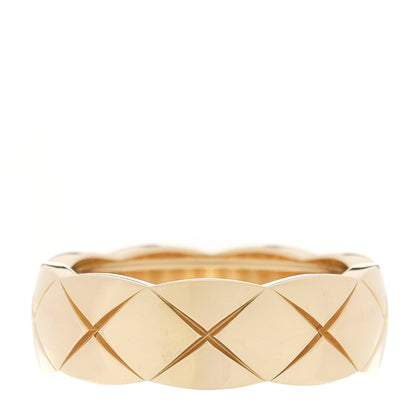 Chanel 18K Yellow Gold Small Coco Crush Ring 54 7 1 of 4
