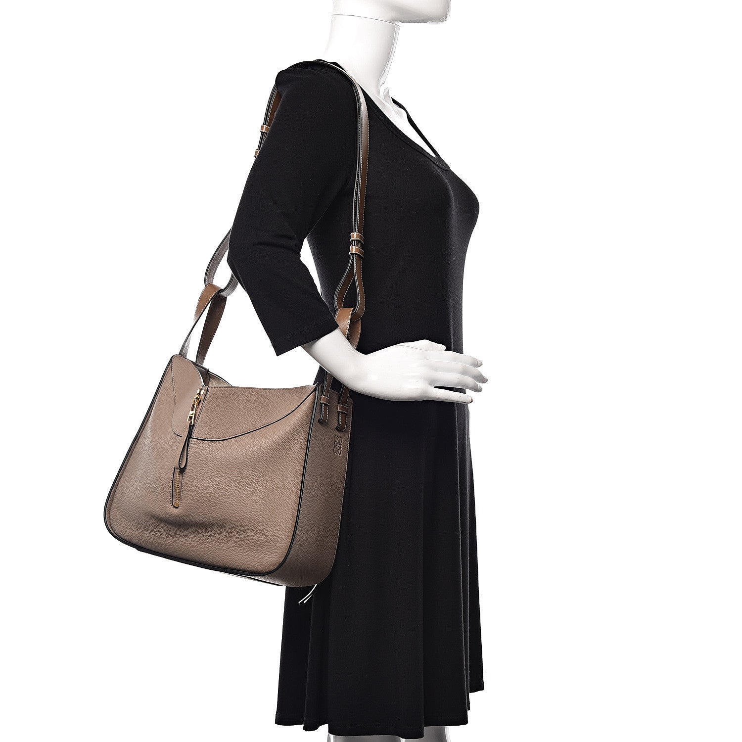 Loewe Calfskin Small Hammock Shoulder Bag Sand Mink 2 of 9
