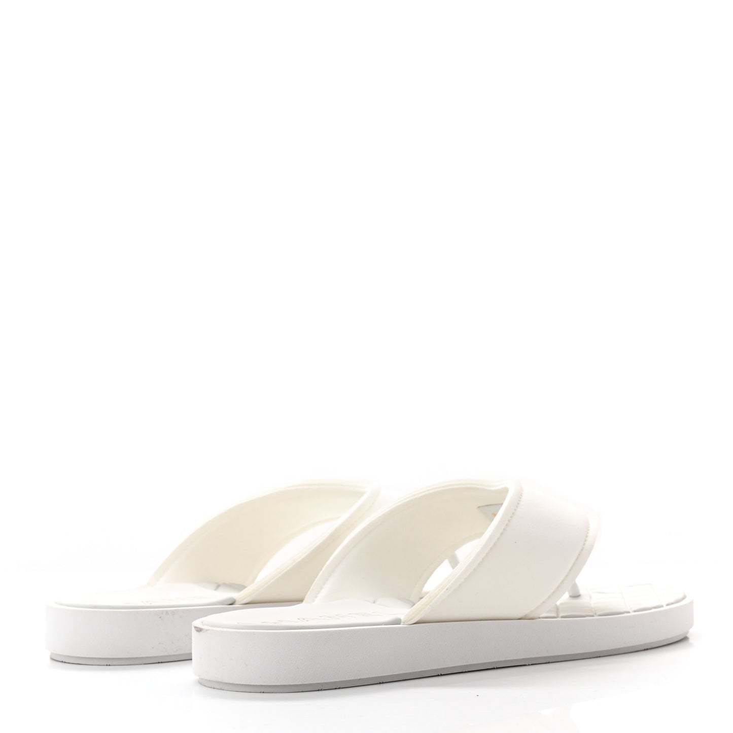 Fabric CC Thong Sandals 41 White