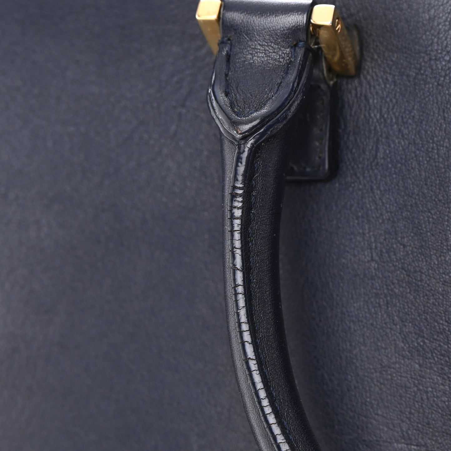Smooth Calfskin Small Monogram Cabas Navy