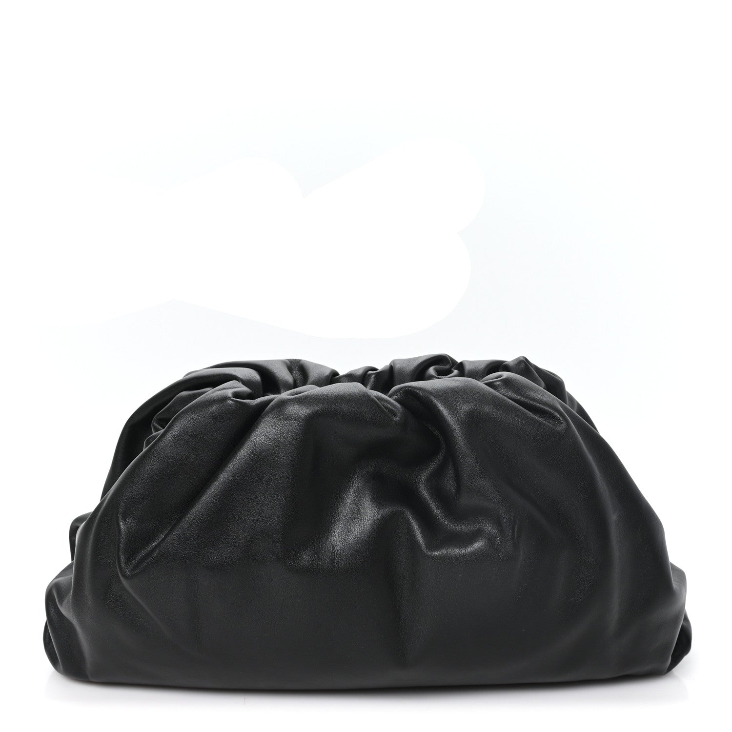 Bottega Veneta Smooth Butter Calf The Pouch Oversized Clutch Black 1 of 7